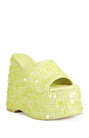 Women's Betsy Sequin Platform Wedge Sandals image number 2