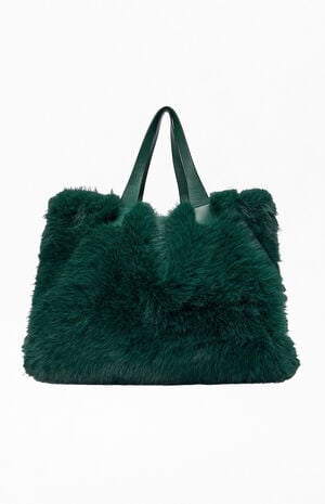 Emerald Confidante Faux Fur Handbag image number 1
