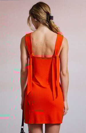 Maya Tie Strap Mini Dress image number 4