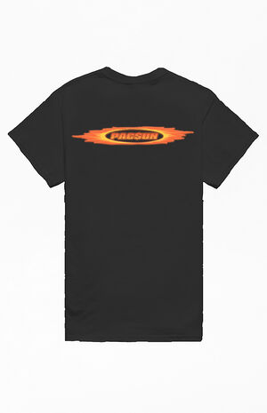 Black Flames PacSun Logo T-Shirt image number 3