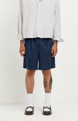 NY Embroidered Russel Volley Shorts image number 2