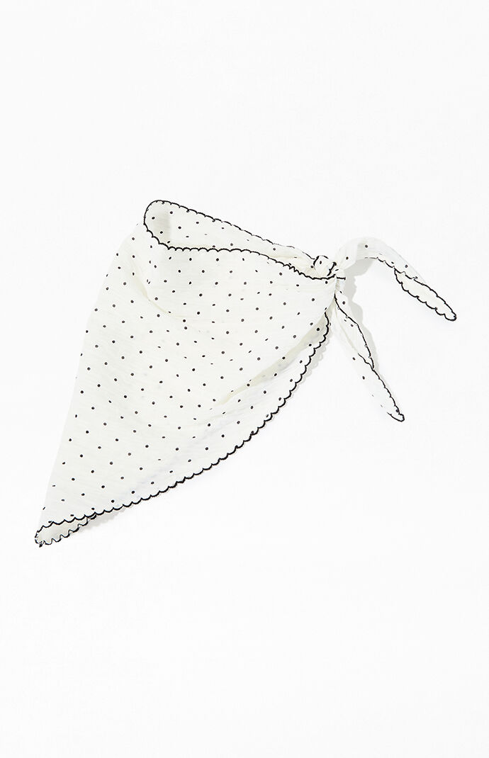 Pacsun Polka Dot Head Scarf