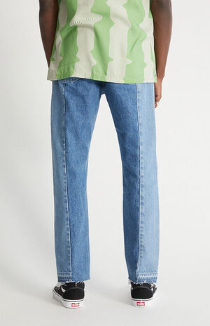 Medium Indigo Straight Jeans image number 4