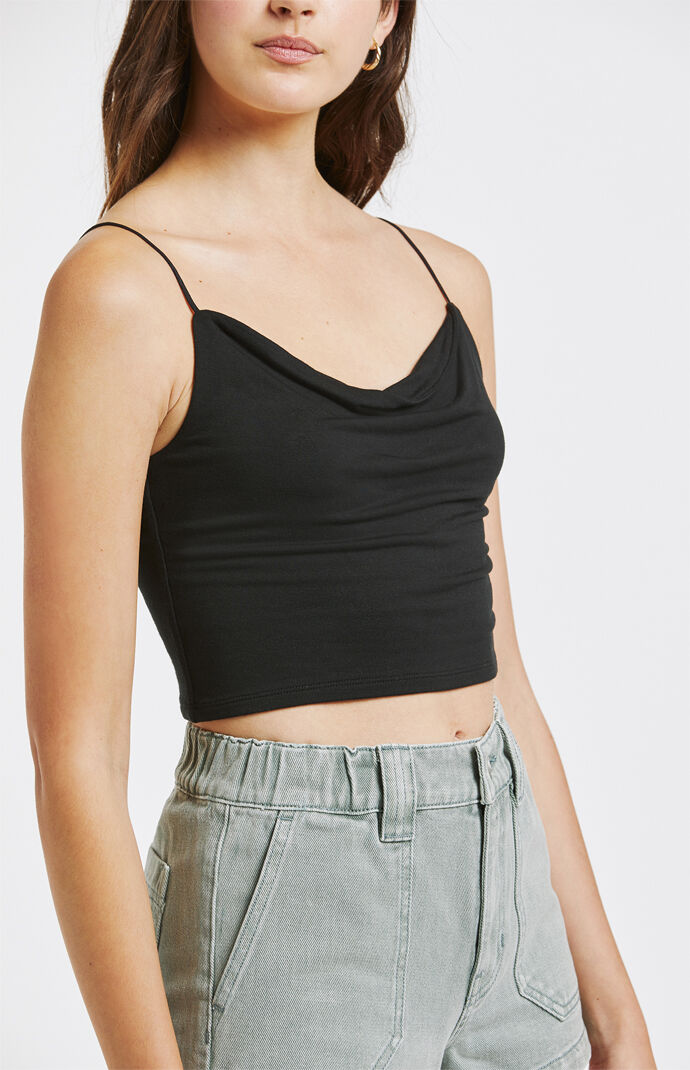 Tibi Cowl Tank Top