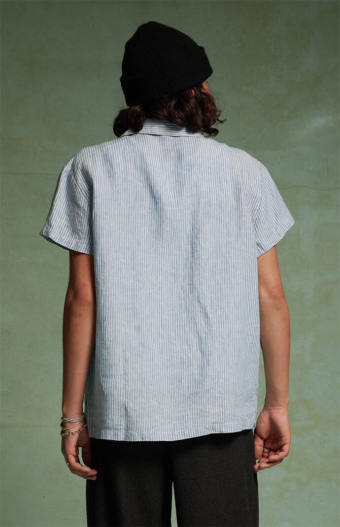 FIELD OF STUDY by Pacsun Villa Striped Camp Shirt