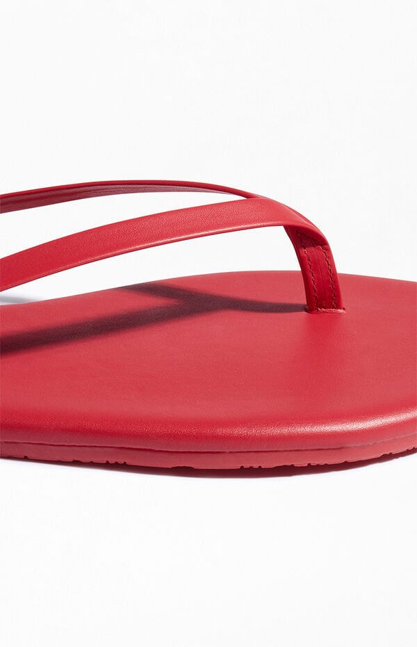 TKEES Women's Red Sandals
