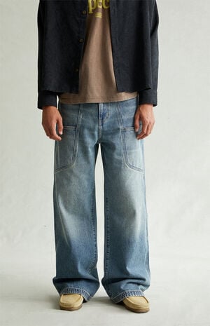 Blake Extreme Baggy Jeans Medium Blue image number 2