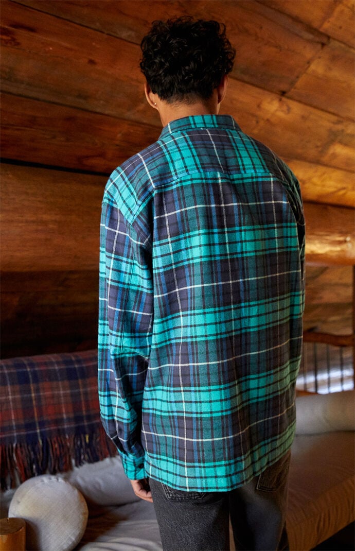 By PacSun Street Plaid Flannel Shirt