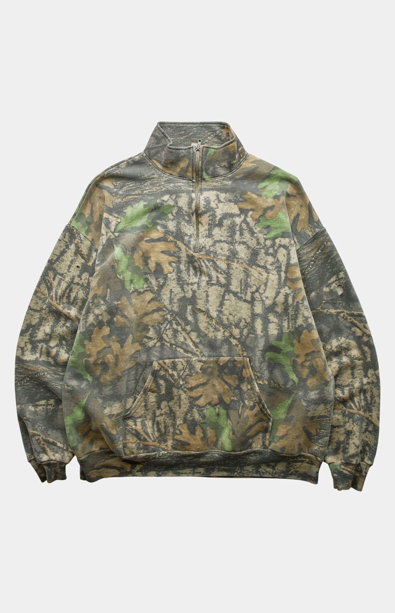 PS VINTAGE 2000s Camo Quarter-Zip Sweatshirt