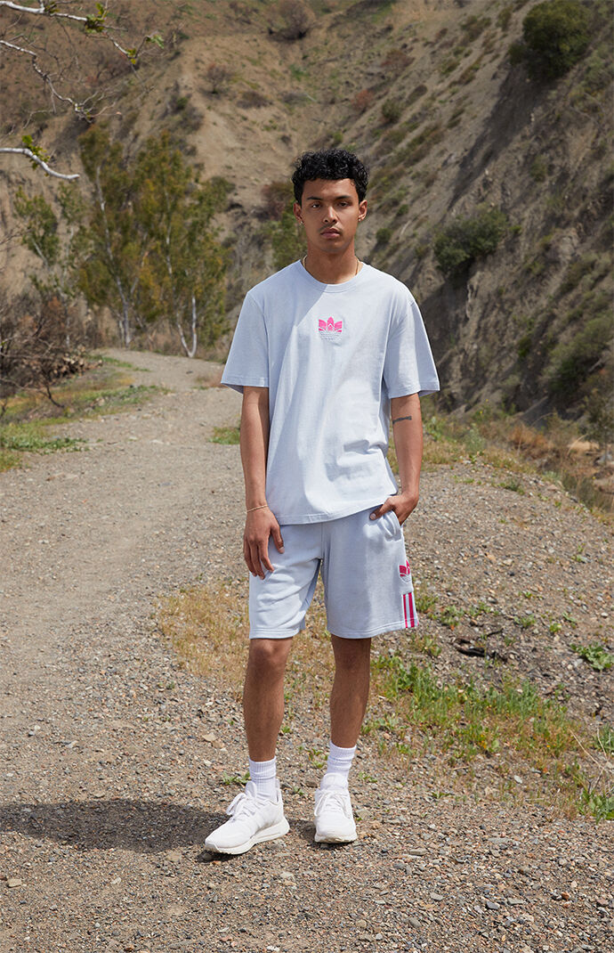 3D Trefoil 3-Stripes Sweat Shorts