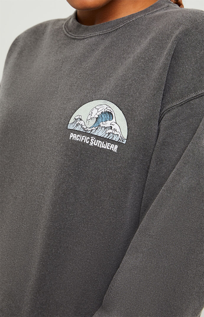pacsun wave sweatshirt