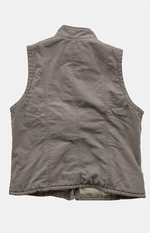 Gray 2000s Work Vest Jacket image number 2