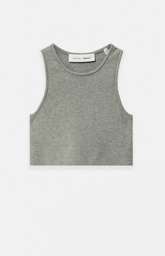 Fear of God Women's Concrete Heather Sport Knit Tank Top