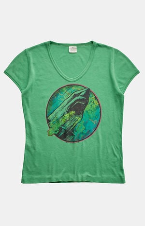 '80s Sharks V-Neck Top image number 1