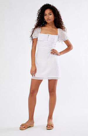 Short Sleeve Bustier Mini Dress image number 3