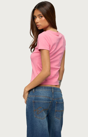 UK Girl Rhinestone T-Shirt image number 3