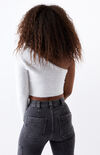 Long Sleeve Cozy One Shoulder Sweater Long Sleeve Cozy One Shoulder Sweater image number null