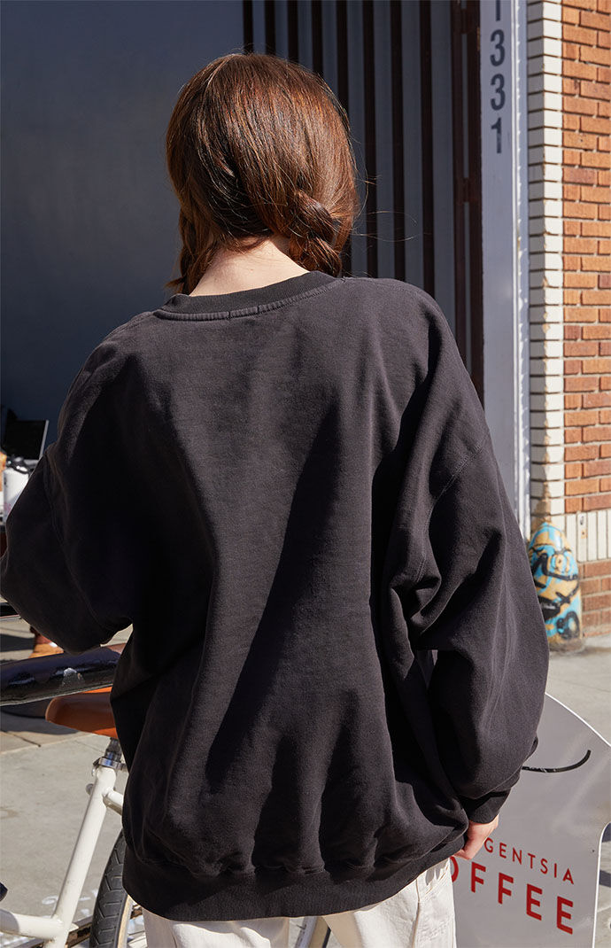 John Galt Black Brooklyn Crew Neck Sweatshirt | PacSun