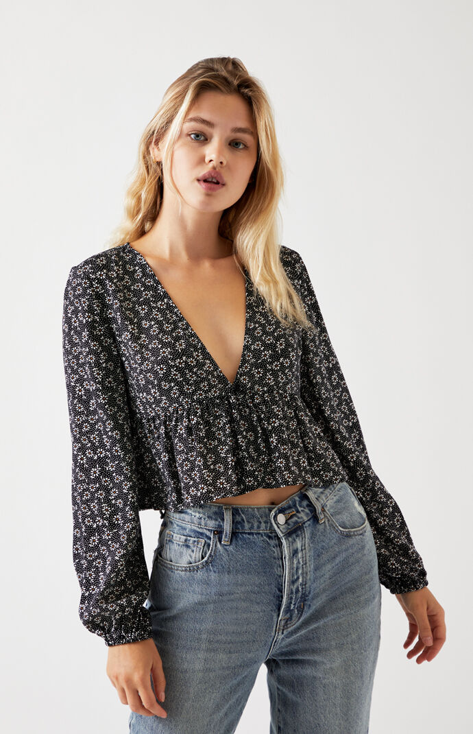 Single Button Front Top