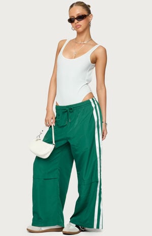 Petite Fauna Nylon Track Pants image number 5