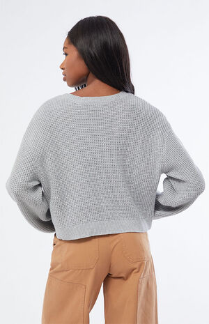 Waffle Knit Baby Pullover Sweater image number 4