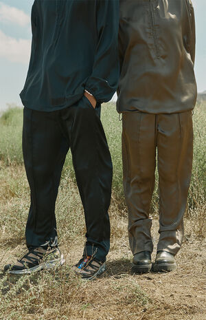 Eco Charmeuse Draped Trousers image number 2