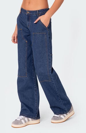 Ayla Low Rise Carpenter Jeans image number 3