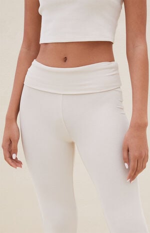 Femme Foldover Yoga Pants image number 2