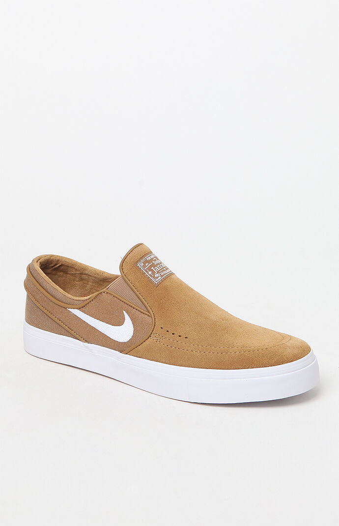 Nike janoski shop slip on suede