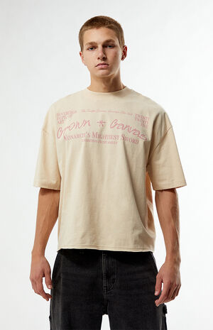 Crown And Canvas Cropped Boxy T-Shirt image number 2