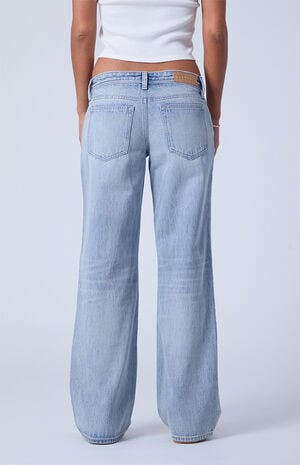 Sammy Ultimate Low Rise Straight Leg Jeans Light Blue image number 4