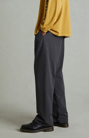 Iron Gray Relaxed Track Pants image number 4