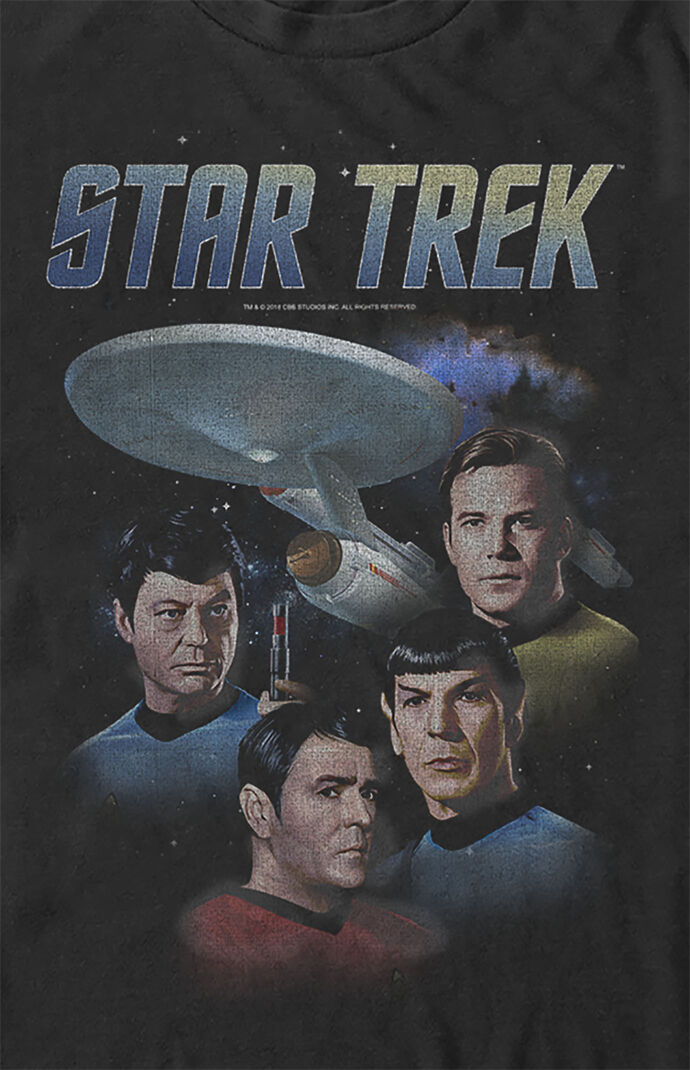 Star Trek Group Poster T-Shirt