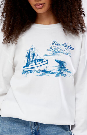 Bar Harbor Maine Crew Neck Sweatshirt image number 2