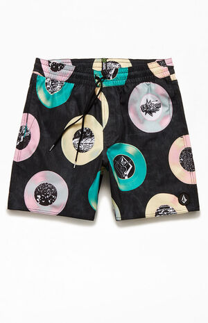 Black Stoney 17" Swim Trunks image number 1
