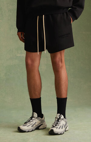 Jet Black Sweat Shorts image number 2