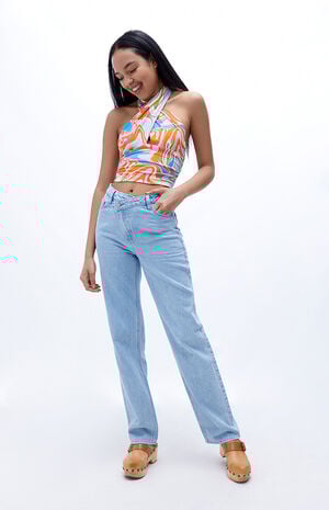 Ocean Crisscross Halter Top image number 4