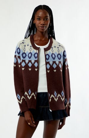 Ava Zip Up Cardigan image number 1