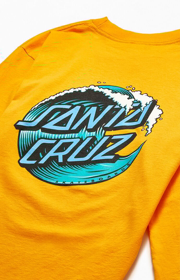 Santa cruz yellow long sleeve top