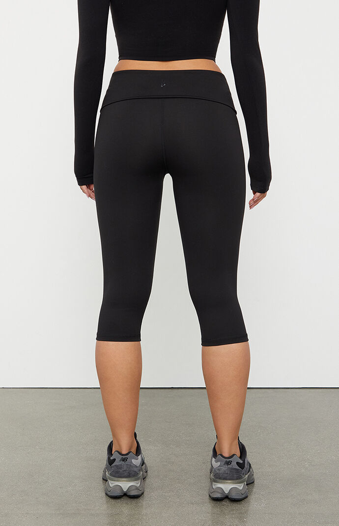 fold over yoga pants capri