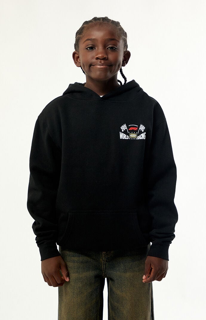 Formula 1 F1 X Pacsun Kids World Racing Hoodie In Black