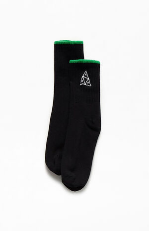 Triangle Quarter Crew Socks Triangle Quarter Crew Socks image number null