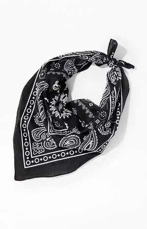 Black Classic Bandana image number 1