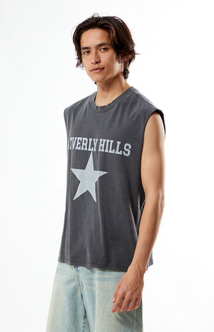 Beverly Hills Star Muscle T-Shirt image number 2