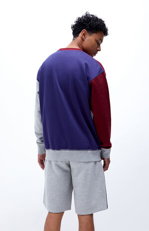 Colorblock Crew Neck Sweatshirt Colorblock Crew Neck Sweatshirt image number null