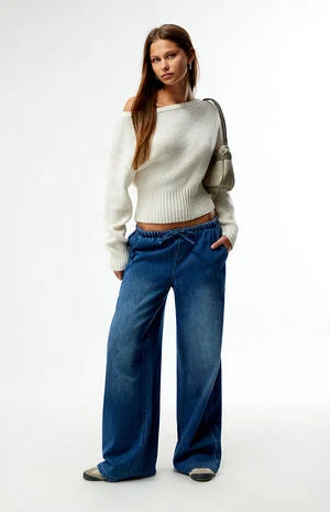 Easy Baggy Denim Pants image number 1