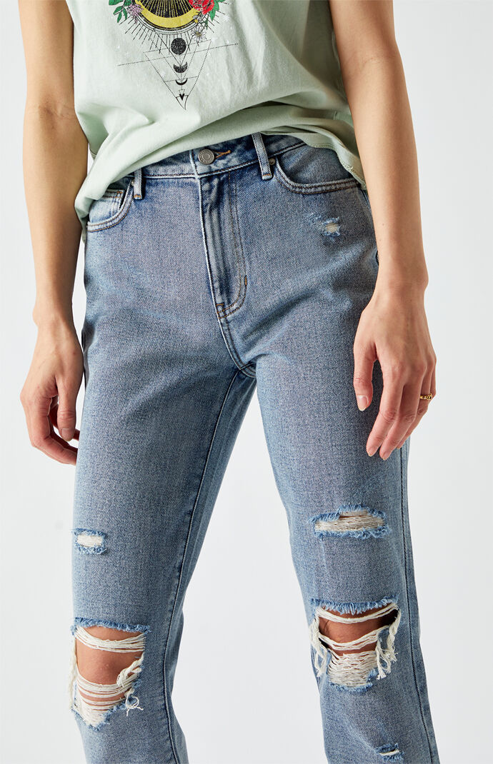 Ripped mom shop jeans pacsun