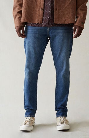 Eco Comfort Stretch Indigo Athletic Slim Jeans image number 1