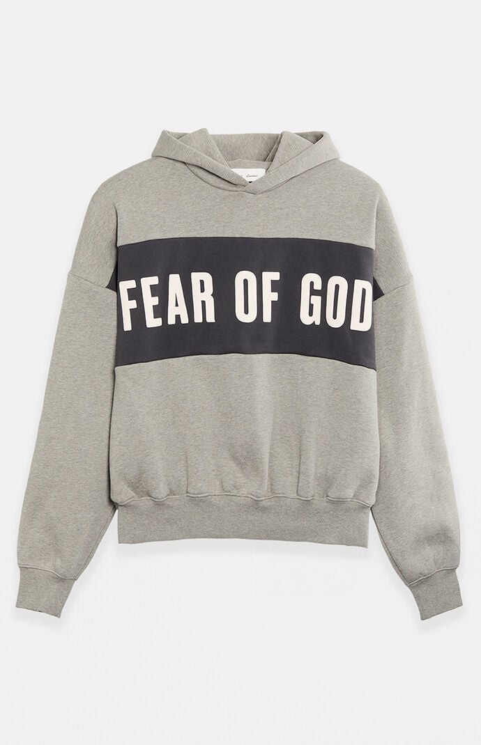 Fear of God Seal Paneled Cropped Relaxed Hoodie