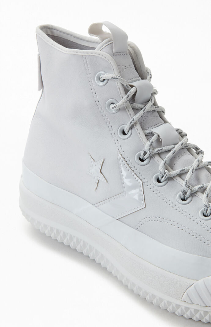 White Bosey MC High-Top Shoes